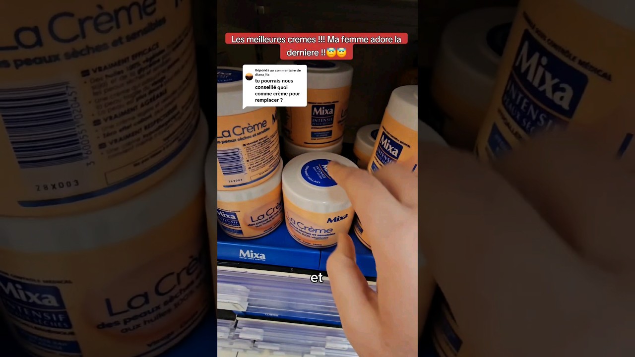 Les meilleures cremes pour la peau #composition #nivea #garnier #mixa #inci #yuka #leclerc
