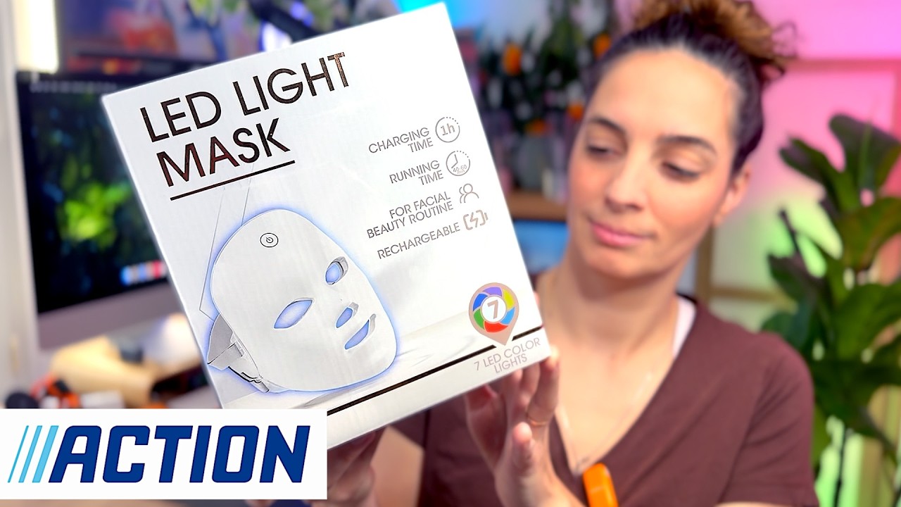 Masque de luminothérapie à LED des magasins ACTION