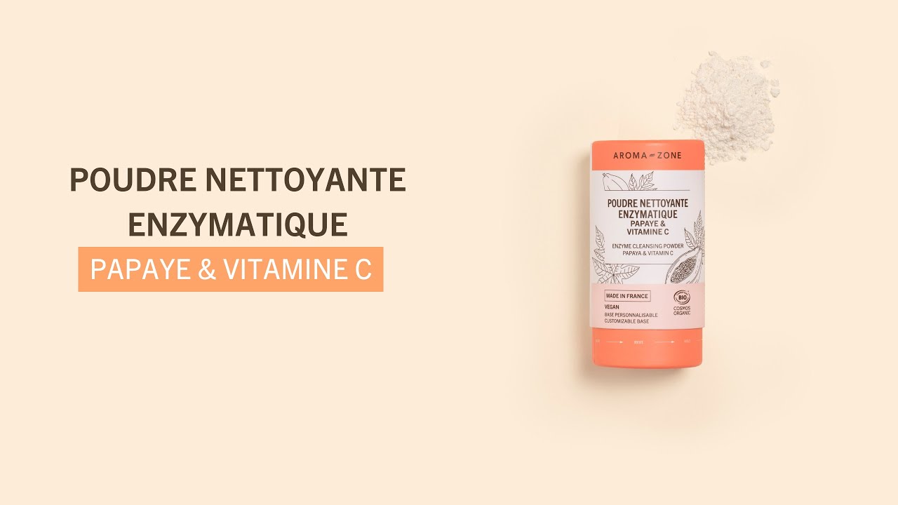 Notre Poudre nettoyante enzymatique Papaye & Vitamine C