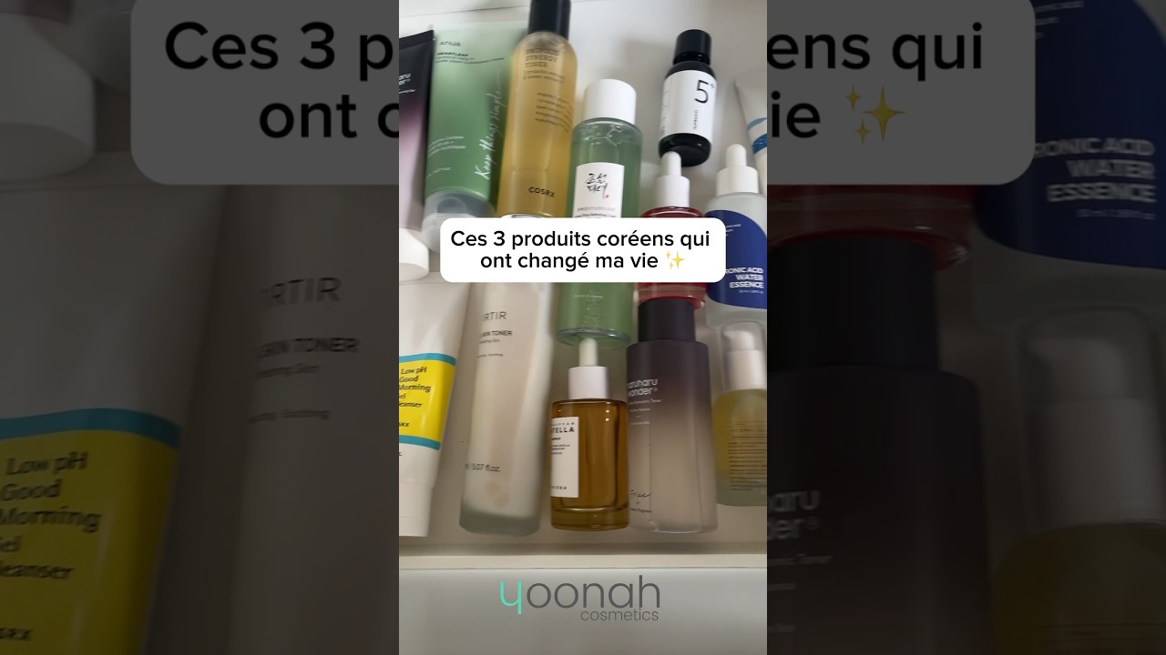 3 produits coréens ont changé ma vie ✨#tirtir #tirtirmilkskintoner #anua #skin1004 #yoonah #kbeauty