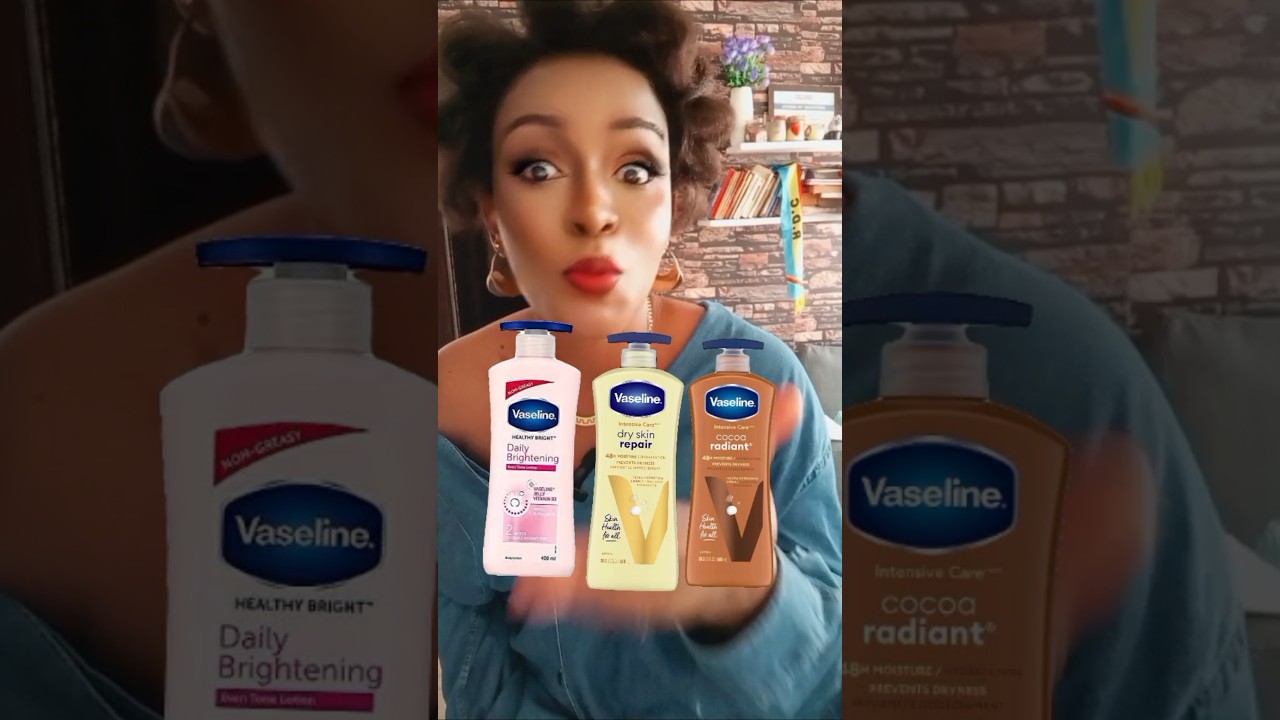 Différence entre les 3 vaseline, quel est ton choix #congolaise  #bestproducts #bodylotion