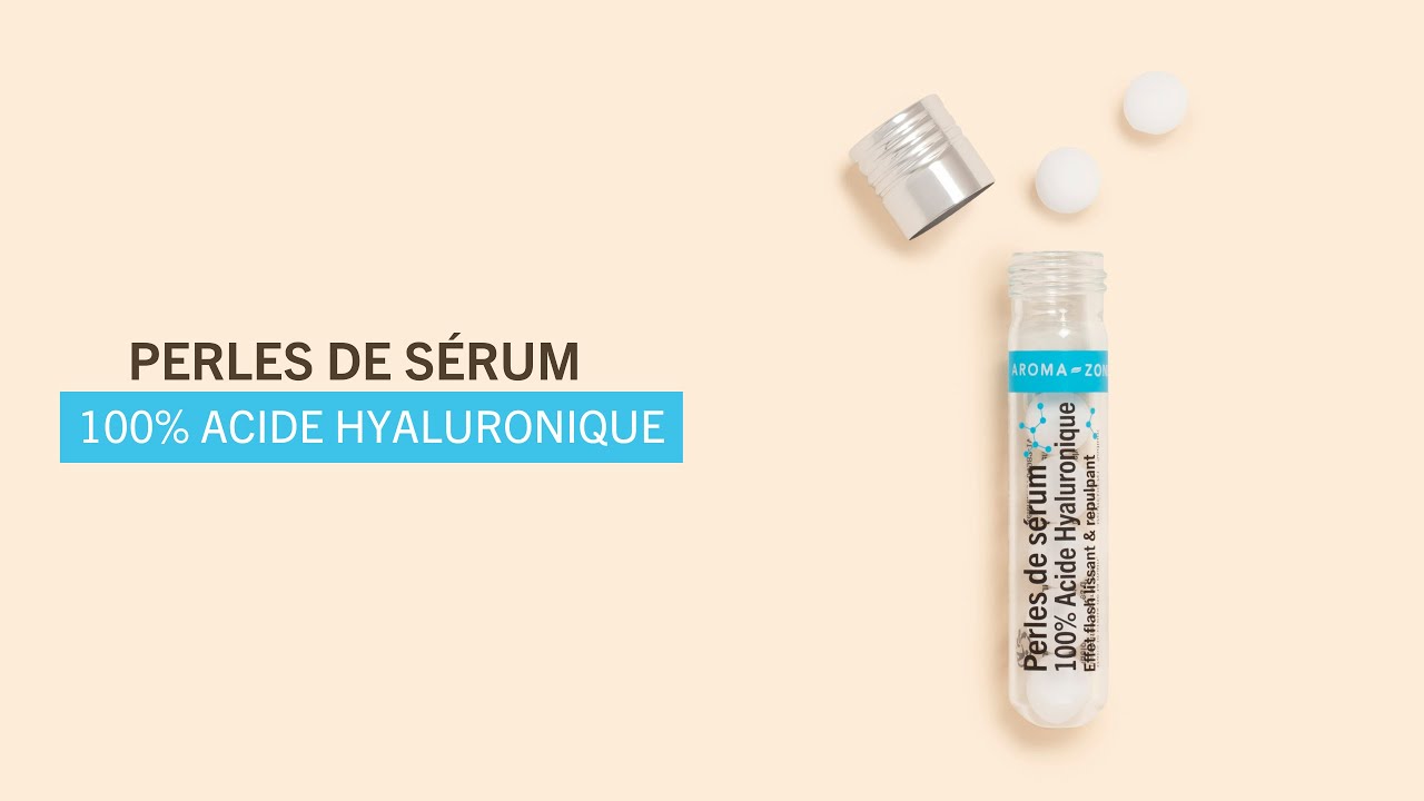 Découvrez nos perles de sérum 100% Acide Hyaluronique