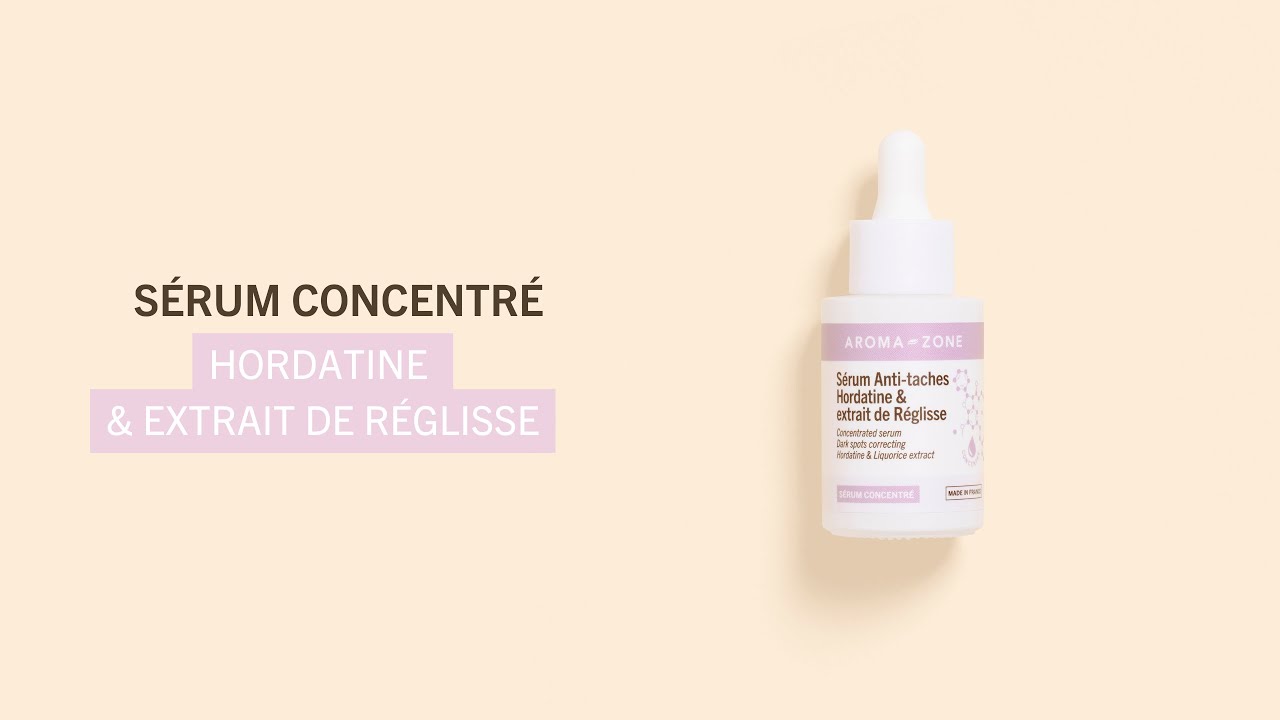 Découvrez notre sérum anti-taches Hordatine & Extrait de Réglisse