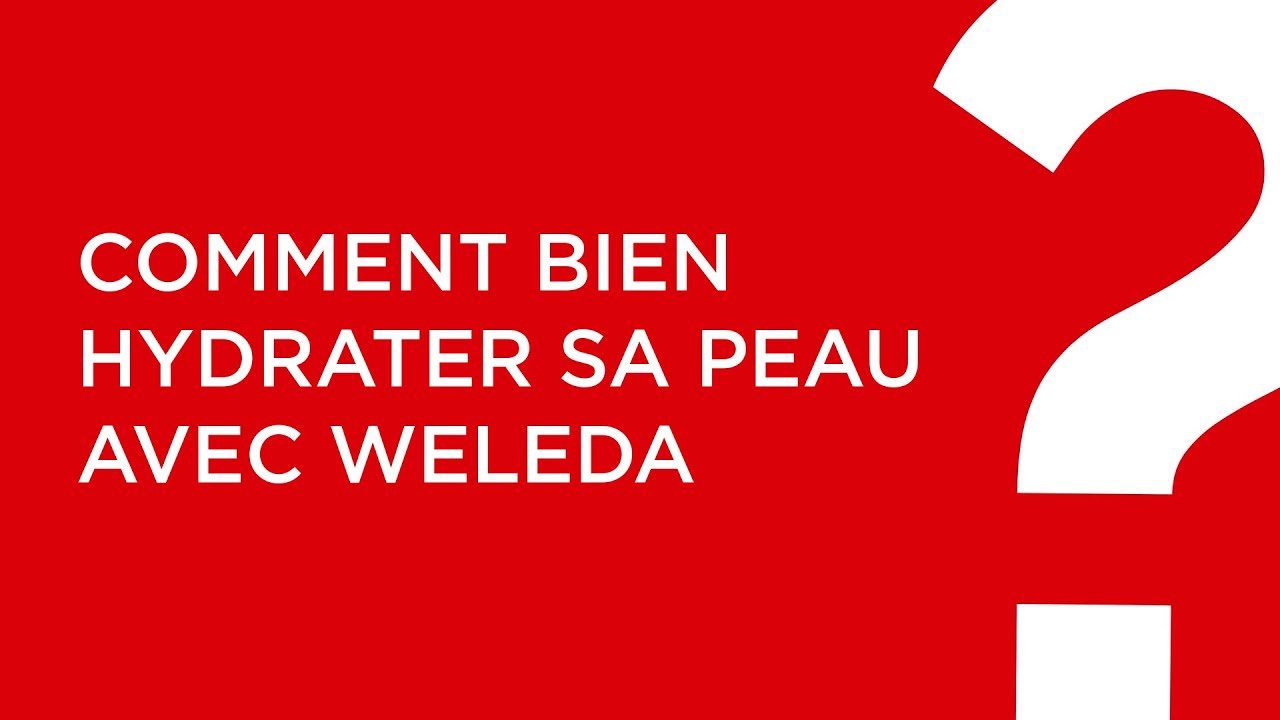 Pharmacie Boticinal - Conseils de nos pharmaciens - rituel d'hydratation de la peau chez Weleda