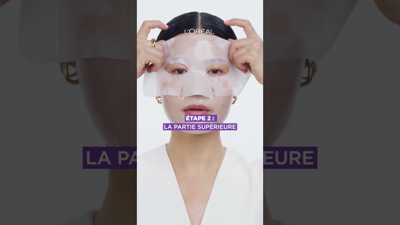 Nouveau Revitalift GLASS SKIN Masque hydrogel éclat de L'Oréal Paris