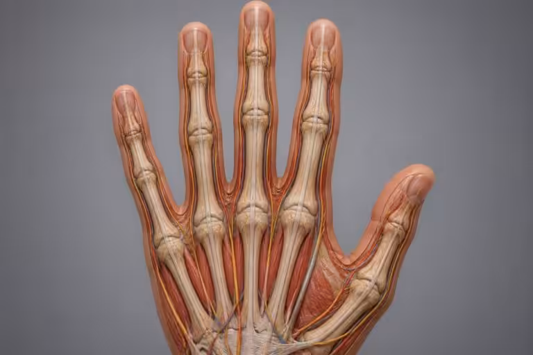 Doigts de la main : anatomie et physiologie détaillées