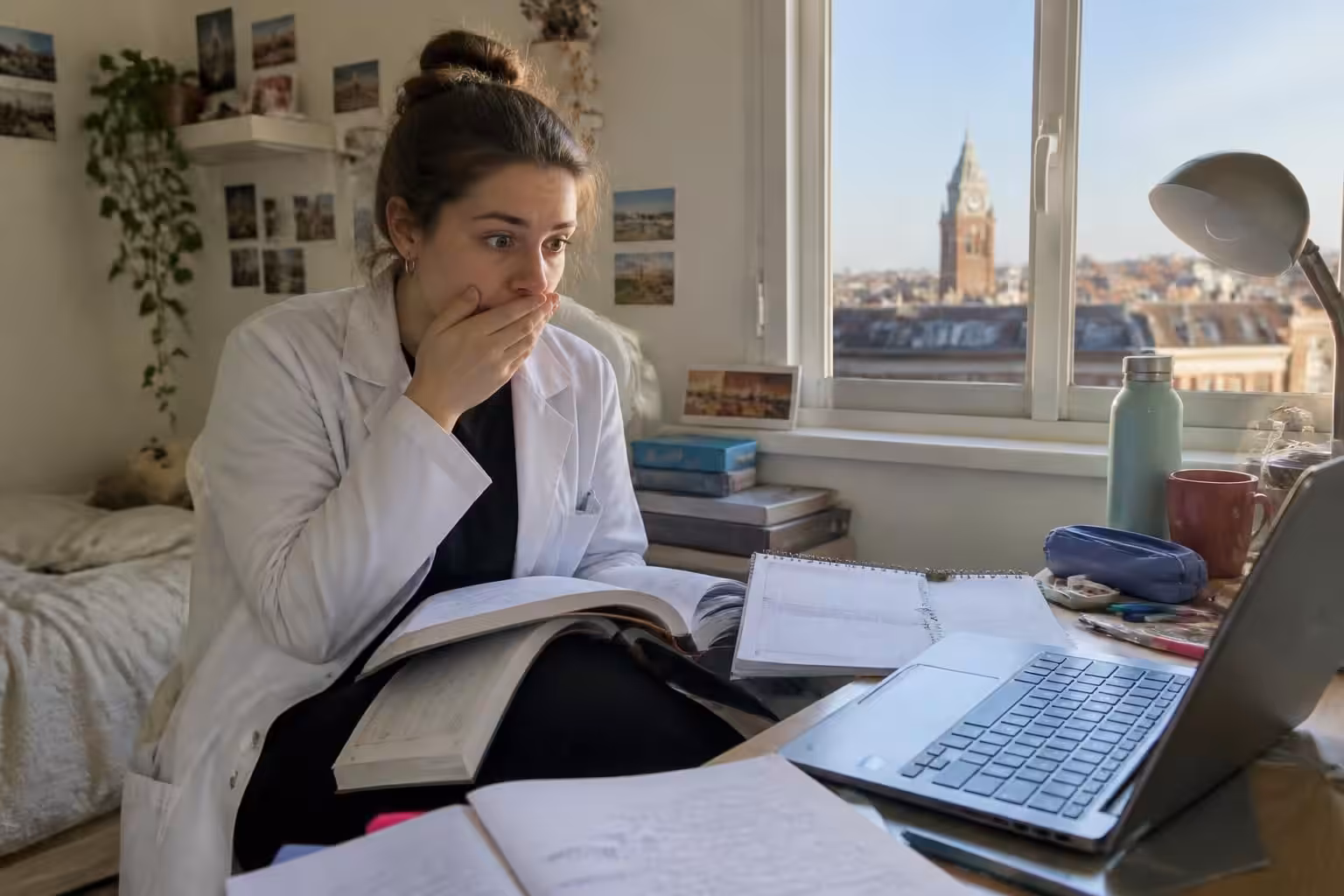 à dunkerque, à seulement trois semaines de son externat, une étudiante en quatrième année de médecine est confrontée à une nouvelle inattendue qui bouleverse son parcours.
