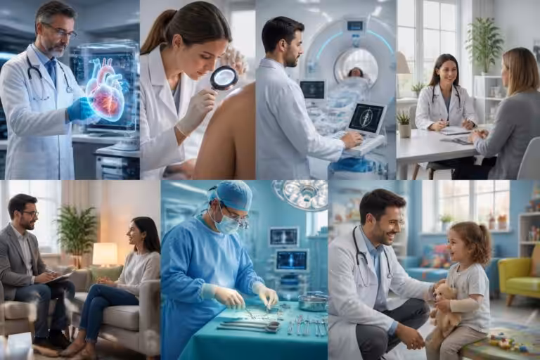 Top 7 des spécialités médicales les plus demandées