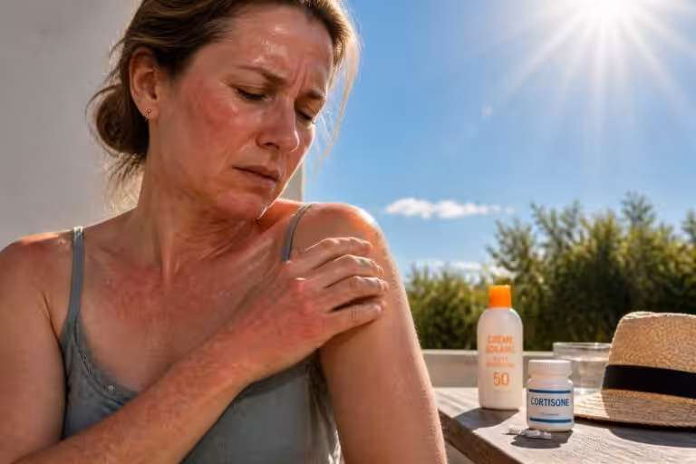 Cortisone et soleil : quels risques de photosensibilisation ?