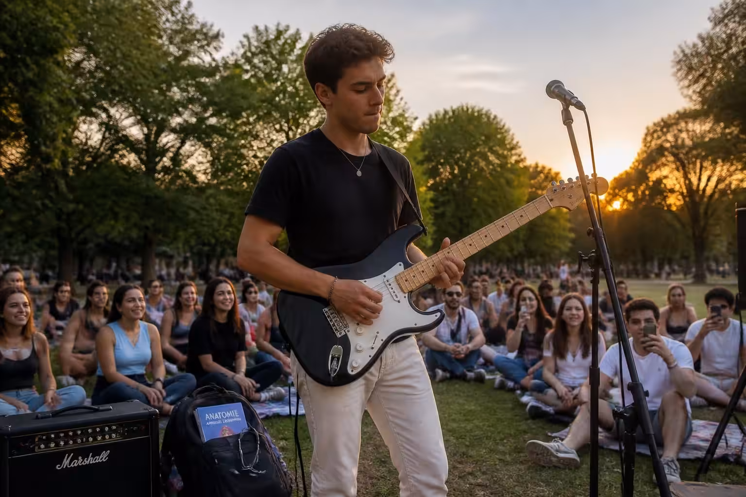 découvrez dany brillant en live au parc saint-cyr de villeneuve-sur-lot et retraçant son parcours unique, de ses études de médecine à son succès dans la musique.
